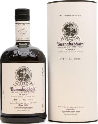 Bunnahabhain 12yo Moine Feis Ile 2016 54.6% 700ml