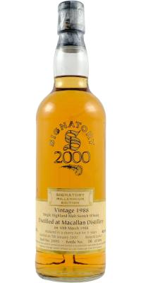 Macallan 1988 SV Millennium Edition Sherry Butt 2495 43% 700ml