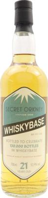 Secret Orkney 1998 WB 130.000 bottles in Whiskybase 21yo #11 53.9% 700ml