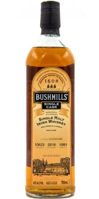 Bushmills 1991 Single Cask #10623 Park Avenue Liquor Shop 43% 750ml