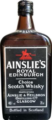 Ainslie's Royal Edinburgh Choice Scotch Whisky N.V. Breuval & Co S.A. 1730 Asse 40% 700ml