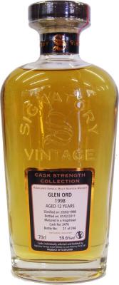 Glen Ord 1998 SV Cask Strength Collection #3476 59.6% 700ml