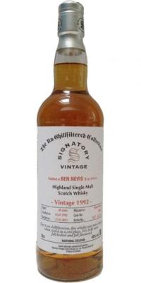 Ben Nevis 1992 SV The Un-Chillfiltered Collection Sherry Butt #2308 46% 700ml