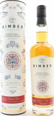 Bimber The Coronation of King Charles III Edition Marriage of ex-brbon and ex-bordeaux red wine 52.2% 700ml