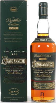 Cragganmore 1984 40% 750ml