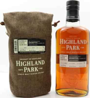 Highland Park 2003 Single Cask Series Refill Sherry Butt #5715 61.3% 700ml