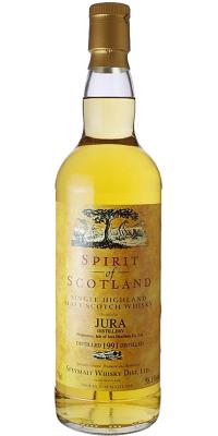 Isle of Jura 1991 GM Spirit of Scotland 58.1% 700ml