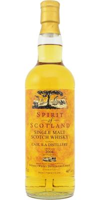 Caol Ila 2004 GM Spirit of Scotland Refill Bourbon Barrel #306462 van Wees 46% 700ml