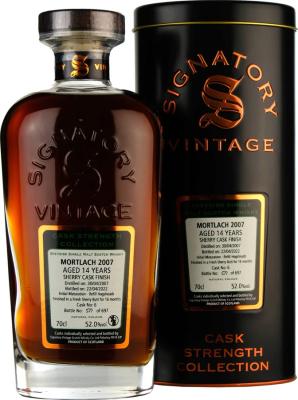 Mortlach 2007 SV 52% 700ml