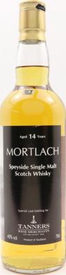 Mortlach 14yo Tanners Wine Merchants 45% 700ml