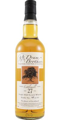 Littlemill 1992 DBWS Tree Collection Ex-Bourbon Dram Brothers Whisky Society Luxembourg 51.2% 700ml