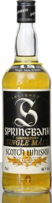 Springbank 12yo Black label 43% 750ml