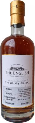 The English Whisky 2009 The Whisky Circus 50 ltr quarter cask unpeated B2/053/09 57.1% 700ml