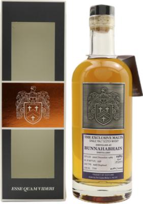 Bunnahabhain 1989 CWC The Exclusive Malts Refill Hogshead #7722 45.8% 700ml