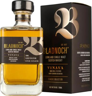 Bladnoch Vinaya Classic Collection 1st fill Ex-Bourbon & 1st fill Ex-Sherry 46.7% 700ml