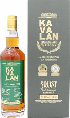 Kavalan Solist ex-Bourbon Cask Bruhler Whiskyhaus 54.8% 700ml