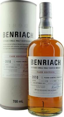 BenRiach 2010 Pedro Ximenez Puncheon Barrel & Batch 61.4% 700ml