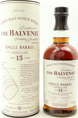 Balvenie 15yo Single Barrel Sherry Cask #7649 47.8% 700ml