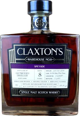 Glenrothes 2014 Cl Warehouse No. 8 1st Fill Ruby Port Octave 55.8% 700ml