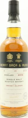 Orkney Islands 2002 BR 15yo 1st Fill Sherry Butt 56.6% 700ml