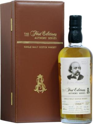 Littlemill 1988 ED The 1st Editions Authors Series 26yo Refill Hogshead HL 11490 56% 700ml