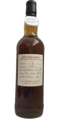 Longrow 2002 Duty Paid Sample For Trade Purposes Only Fresh Sherry Hogshead Rotation 481 54.2% 700ml