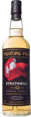 Strathmill 1996 JW Fighting Fish Bourbon cask Monnier AG 55.1% 700ml