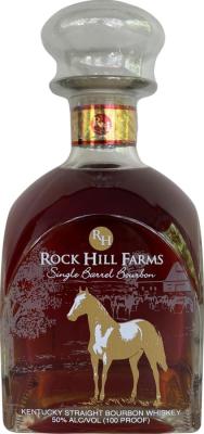 Rock Hill Farms Single Barrel Bourbon Kentucky Straight Bourbon Whisky New Charred American Oak 50% 750ml