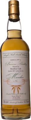 Benrinnes 1997 MT Member Bottling Bourbon Cask 51.7% 700ml