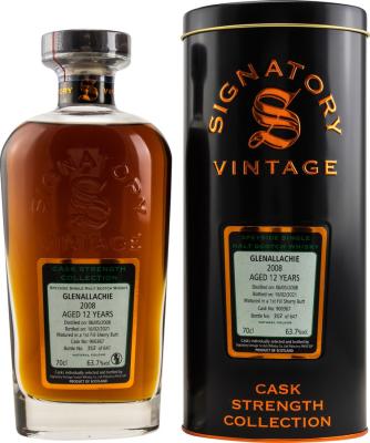 Glenallachie 2008 SV Cask Strength Collection 1st Fill Ex-Sherry Butt #900367 63.7% 700ml