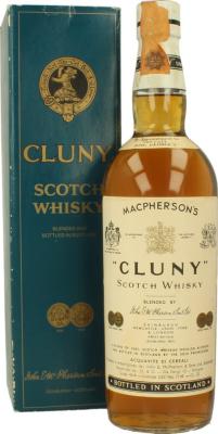 Cluny Scotch Whisky Scotch Whisky Importato da D. & C. Bologna Italy 43.4% 750ml
