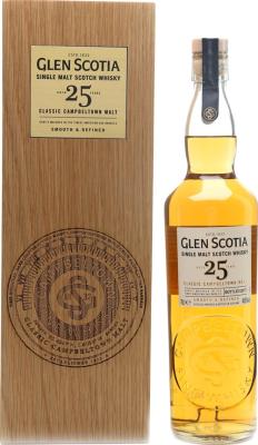 Glen Scotia 25yo Classic Campbeltown Malt American Oak Barrels 48.8% 700ml