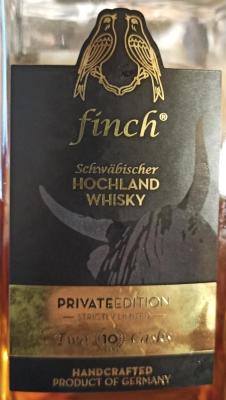 Finch 10yo Private Edition Two Casks 53% 500ml