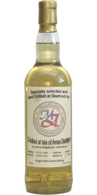 Arran 1999 MacA handbottled at Bladnoch Ex-Fino Sherry Hogshead 99/0470 57.5% 700ml