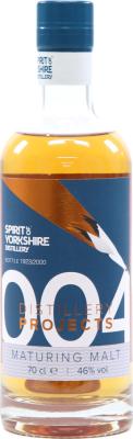 Spirit of Yorkshire Distillery Distillery Projects 004 Maturing Malts 46% 700ml