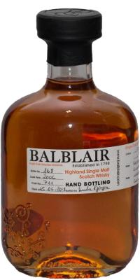 Balblair 2006 Hand Bottling #711 58.2% 700ml