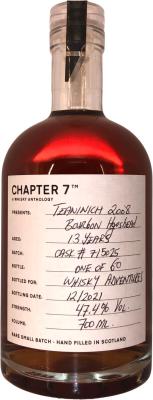 Teaninich 2008 Ch7 Bourbon Hogshead Whisky Adventures 47.4% 700ml