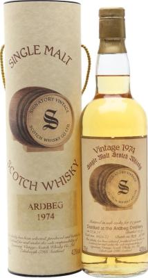 Ardbeg 1974 SV Vintage Collection Oak Casks 4375 + 4376 + 4377 43% 700ml