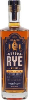 Oxford Rye Whisky Heritage Grains Virgin American Oak STR Sherry 50% 700ml