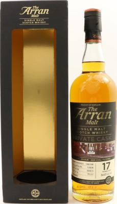 Arran 1998 Private Cask Sherry Hogshead 1998/1090 54.6% 700ml