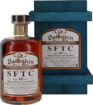 Ballechin 2010 Oloroso Sherry Cask #198 58.3% 500ml