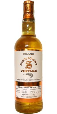 Highland Park 1987 SV Vintage Collection Oak cask #1537 43% 700ml