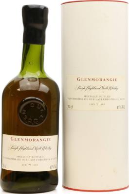 Glenmorangie Last Christmas at Leith Commemorative Specially bottled 43% 700ml