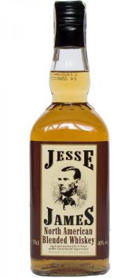 Jesse James 3yo North American Blended Whisky Interdrinks Limited 40% 700ml