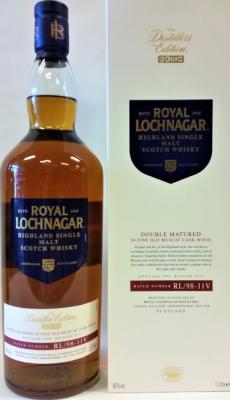 Royal Lochnagar 1998 The Distillers Edition Double Matured in Muscat Wine Wood 40% 1000ml