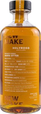Holyrood Spirit Merchants Maris Otter New Make #383 Distillery Shop 50% 500ml