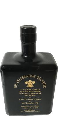 The Celebration Decanter A Very Rare & Special Single Malt Scotch Whisky 40% 700ml