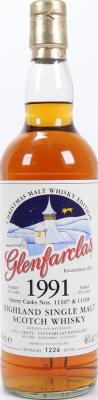 Glenfarclas 1991 Christmas Malt Whisky Edition Sherry Casks 11107 + 11108 46% 700ml