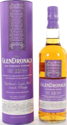 Glendronach 13yo Sauternes Finish For Denmark 46% 700ml