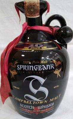 Springbank 10yo Ceramic Jug brown 43% 750ml